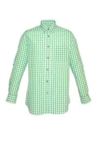 1102-2 or 1102-1  Fuchs  Checkered Men Trachten Shirt in different colors