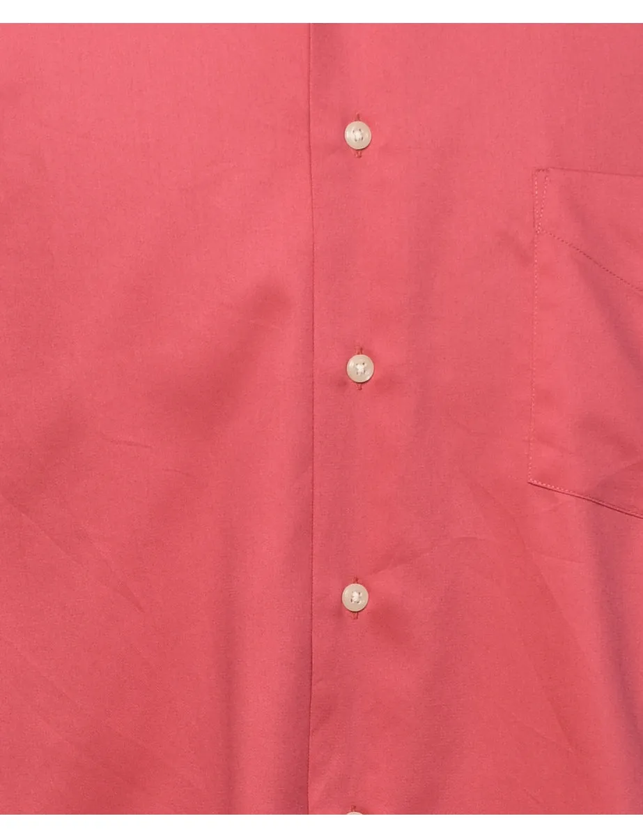Arrow Salmon Pink Shirt - L