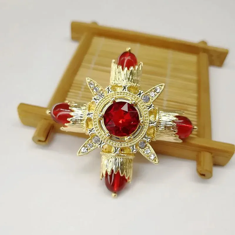 Aygül Rhinestone Brooch Pin