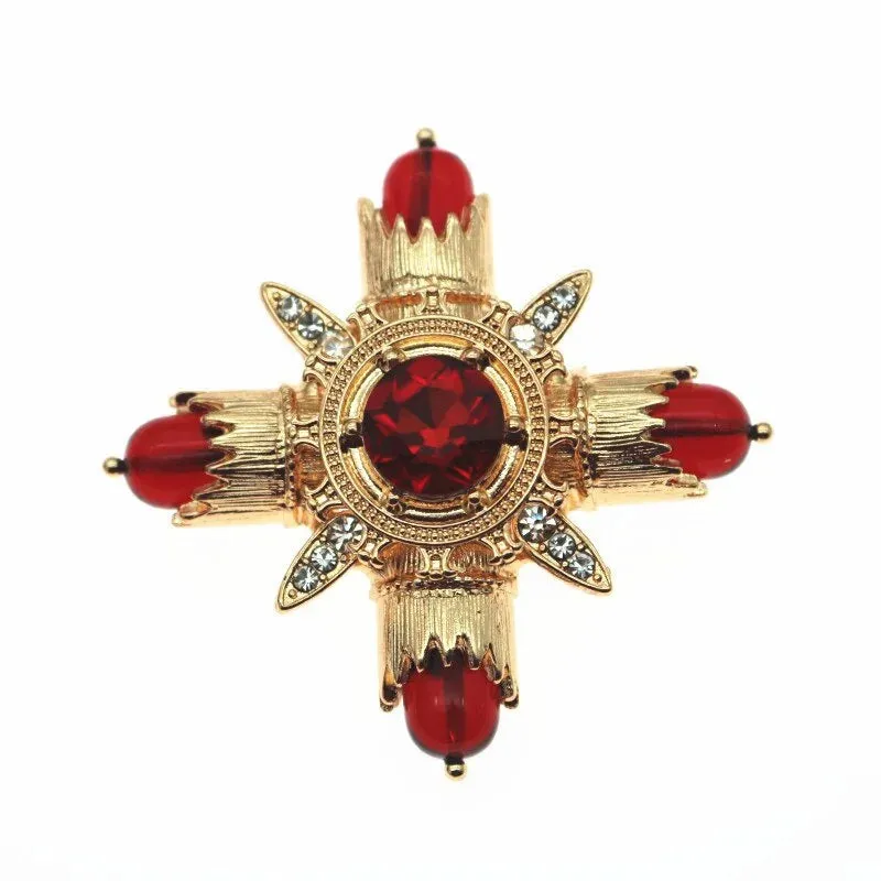Aygül Rhinestone Brooch Pin