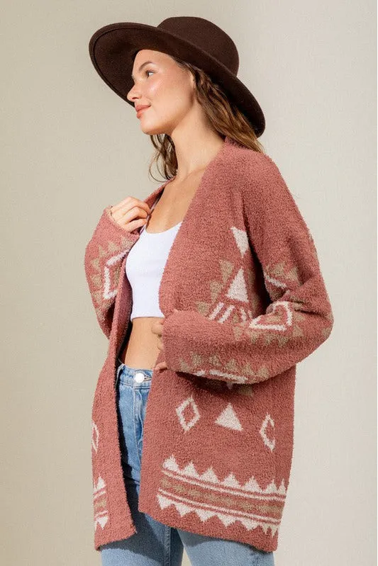 Aztec Soft Cardigan 2 Colors