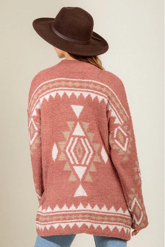 Aztec Soft Cardigan 2 Colors