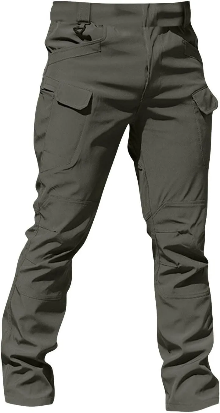 Baggy Cargo Pants Men Stretch Tactical Pants Multi Pockets Hiking Pant Carpenter Pant Waterproof Ripstop Trousers