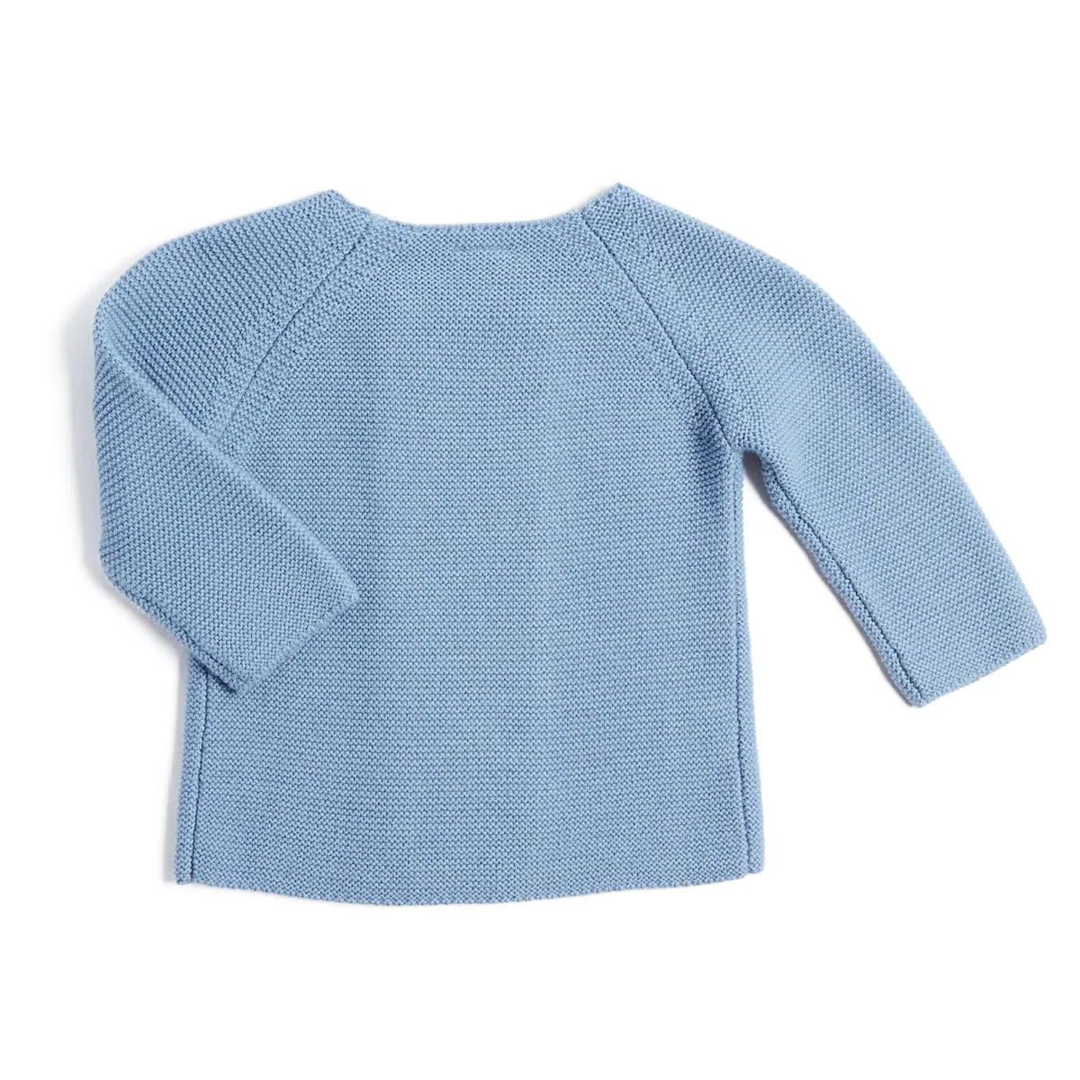 Blue Knitted Newborn Cardigan (3-12mths)