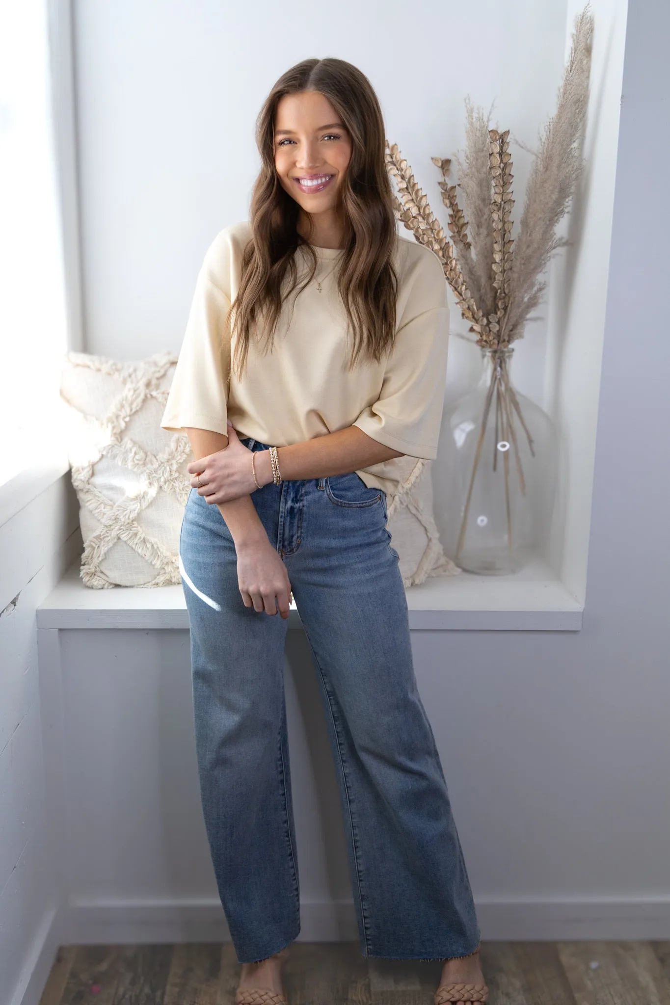 Butter Soft Basic Tee - Alpaca