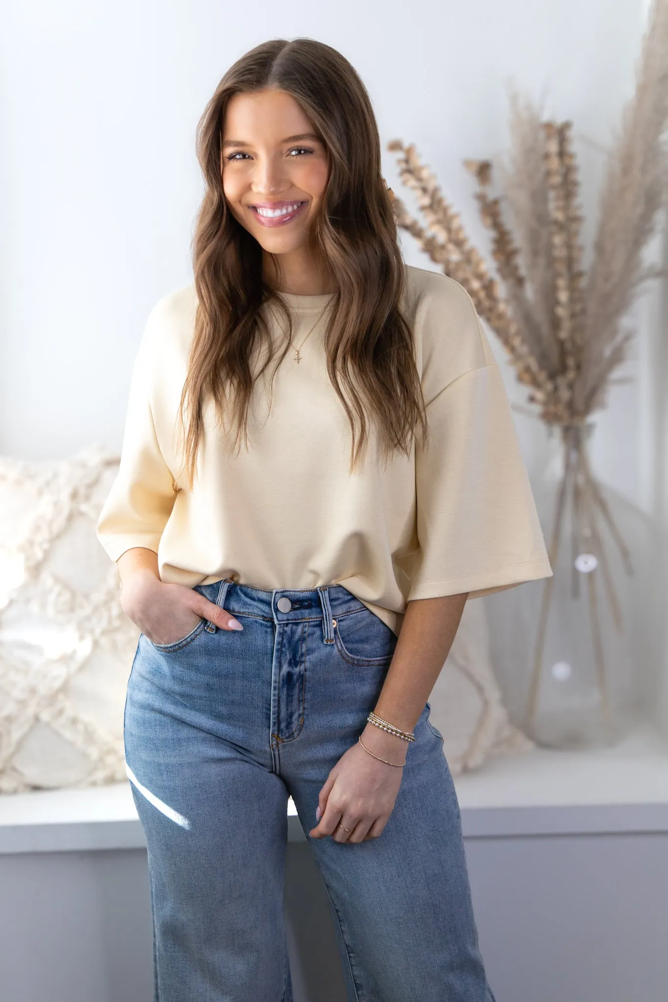 Butter Soft Basic Tee - Alpaca