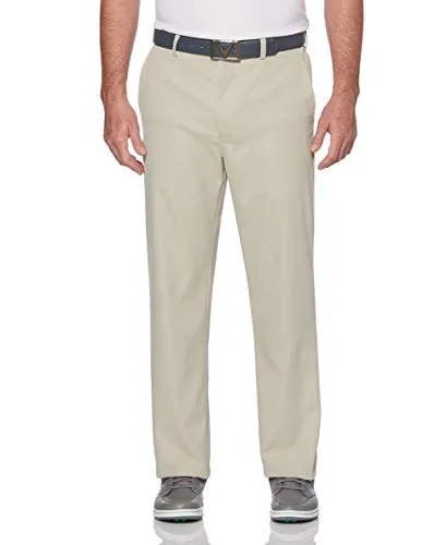 Callaway Men's Pro Spin 3.0 Stretch Golf Pants with Active Waistband (Waist Size 30 - 42 Big & Tall), Plaza Taupe, 52W x 30L Big Tall