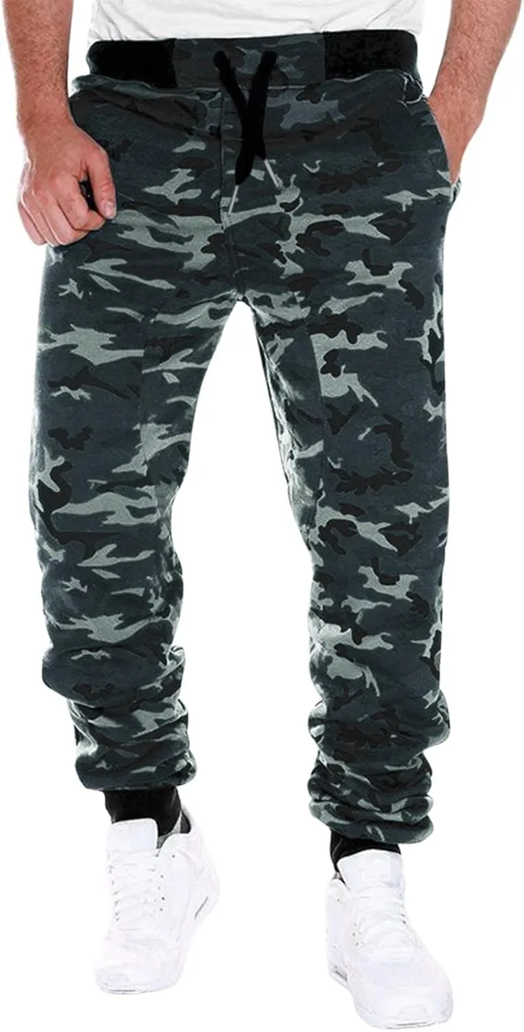 Cargo Pants for Men Big and Tall, Pants Heavyweight Outdoor Relaxed Fit Sweatpants Men's Joggers Pants Casual Baggy
