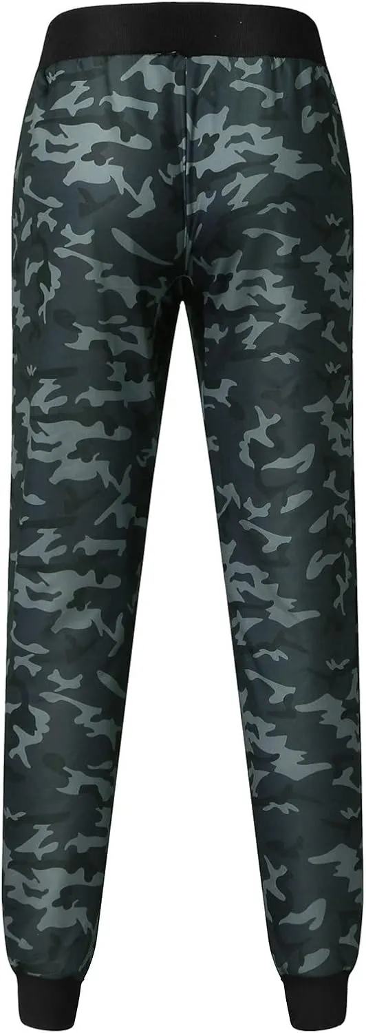 Cargo Pants for Men Big and Tall, Pants Heavyweight Outdoor Relaxed Fit Sweatpants Men's Joggers Pants Casual Baggy