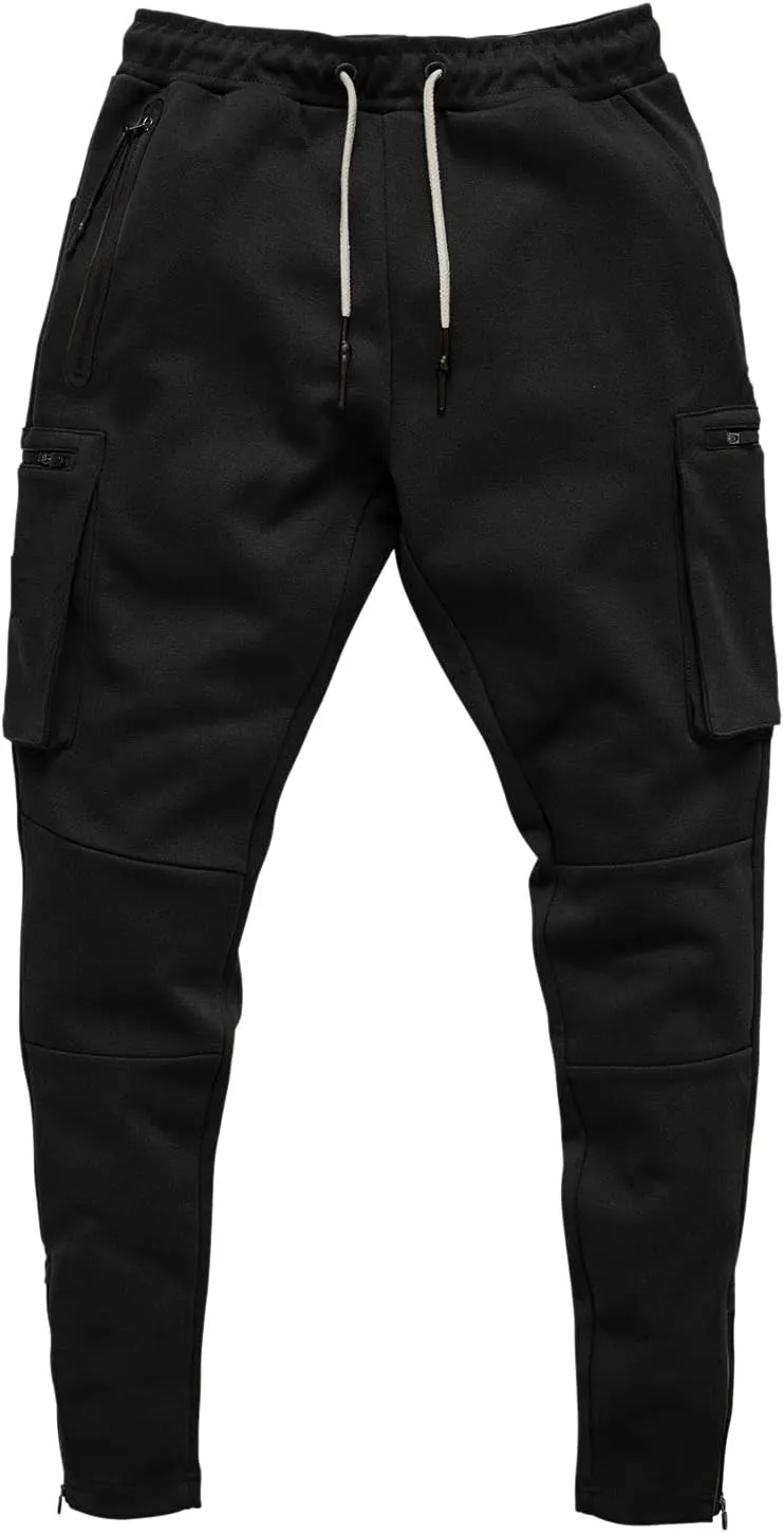 Cargo Pants for Men Relaxed Fit Comfortable Basic Pants Sport Daily Workout Pants Mens Baggy Sweatpants with Pockets