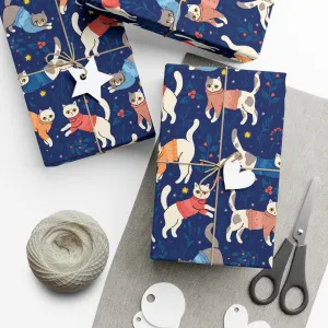 Cats in Sweaters Gift Wrap