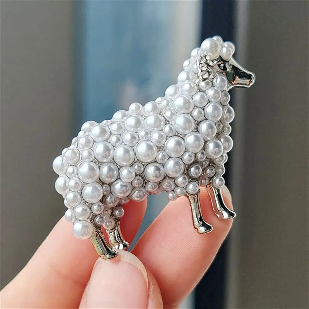 Ceyla Rhinestone Brooch Pin