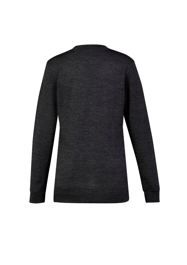 CK045LC - Biz Care - Womens Button Front Knit Cardigan