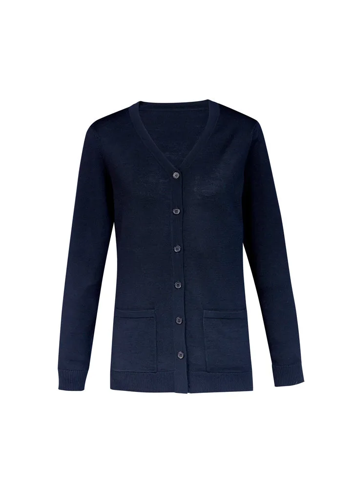 CK045LC - Biz Care - Womens Button Front Knit Cardigan