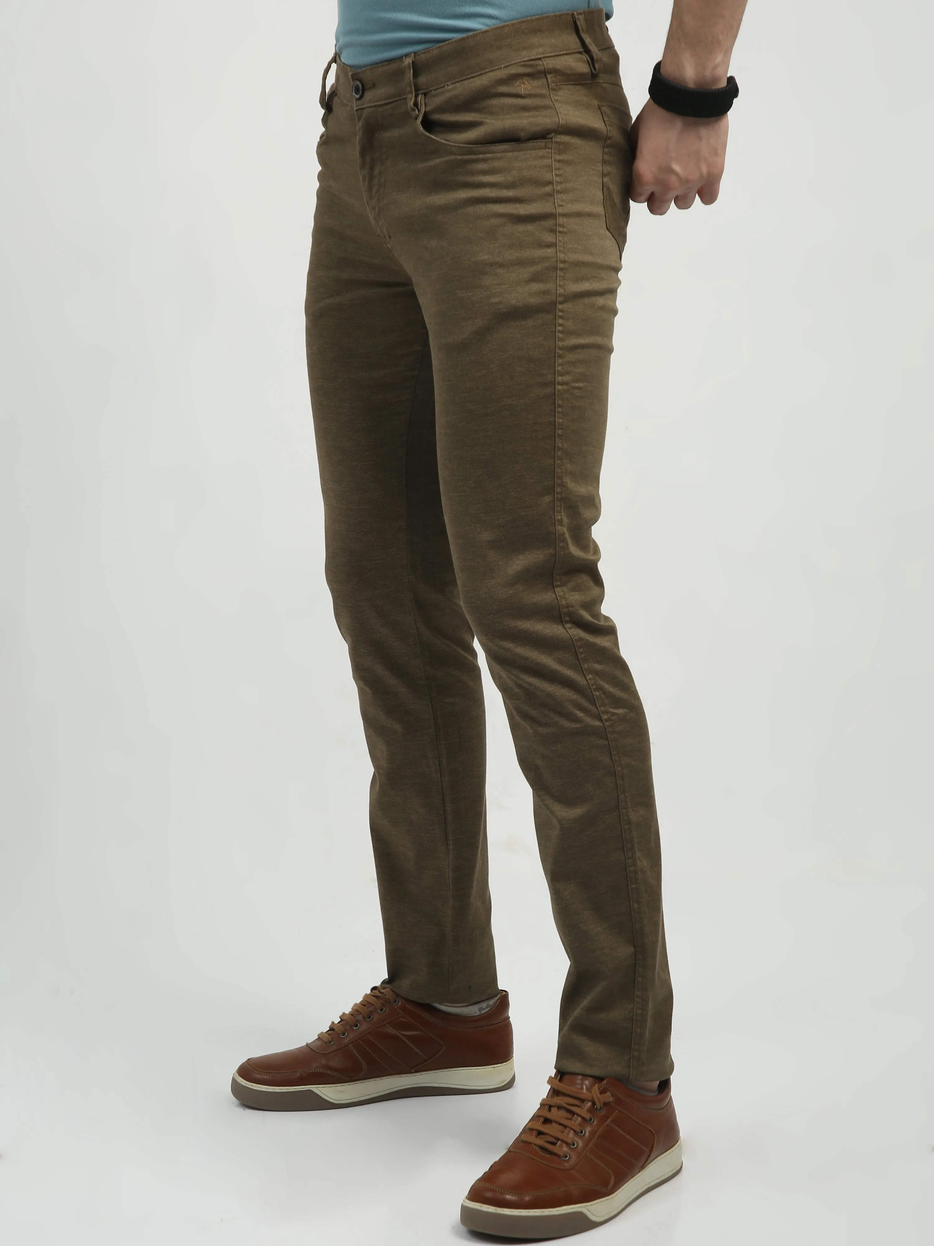 Classic Polo Men's   Chiseled Fit Cotton Trousers | TBO2-28 B-KHA-CF-LY