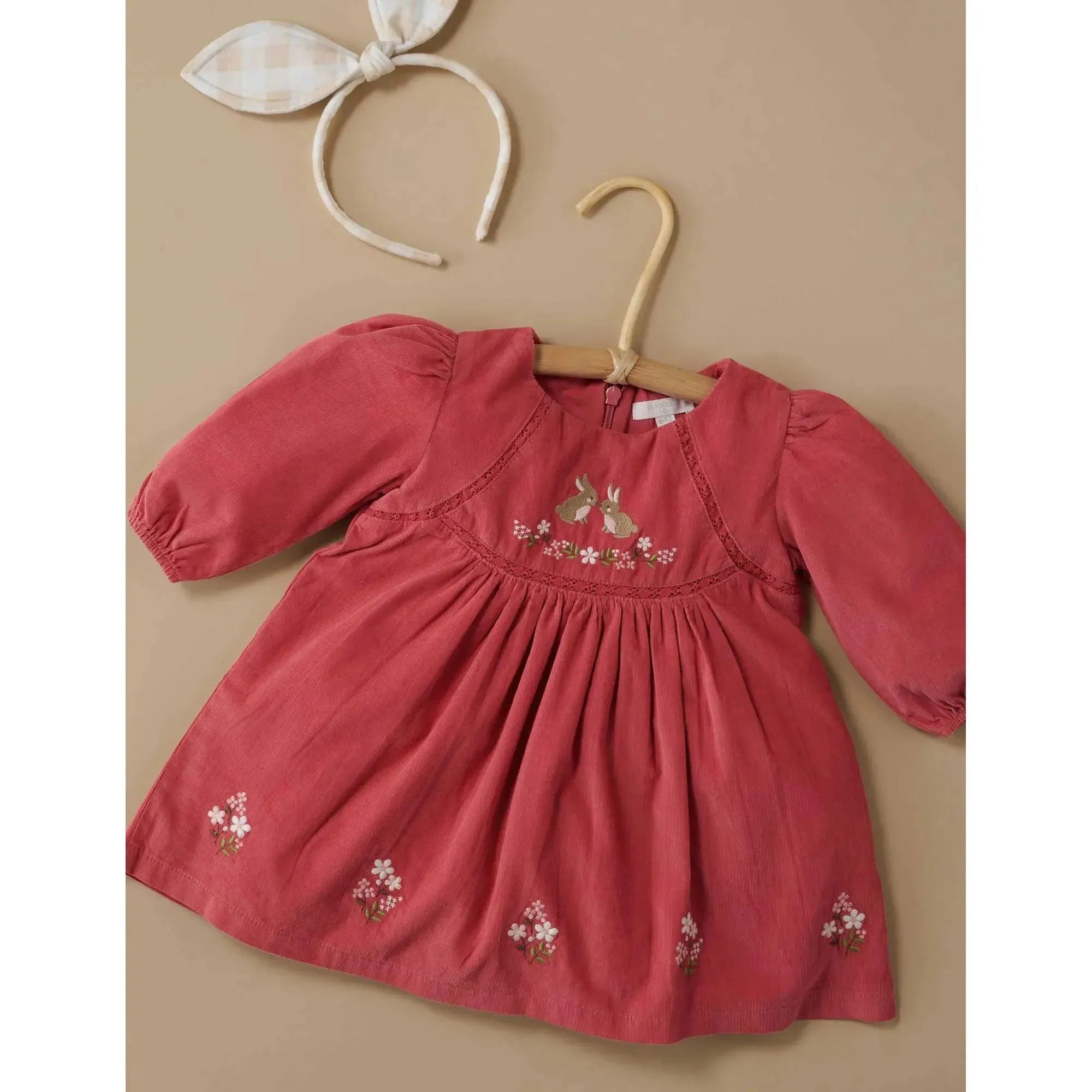 Corduroy Bunny Dress