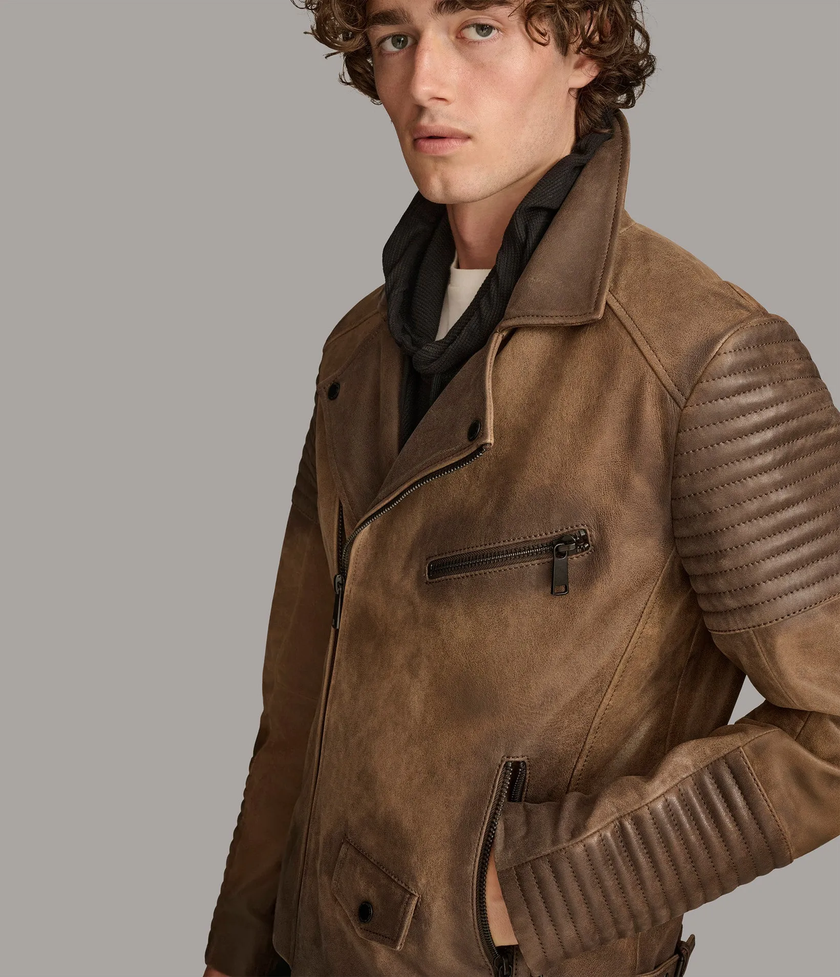 Dom Padded Moto Jacket