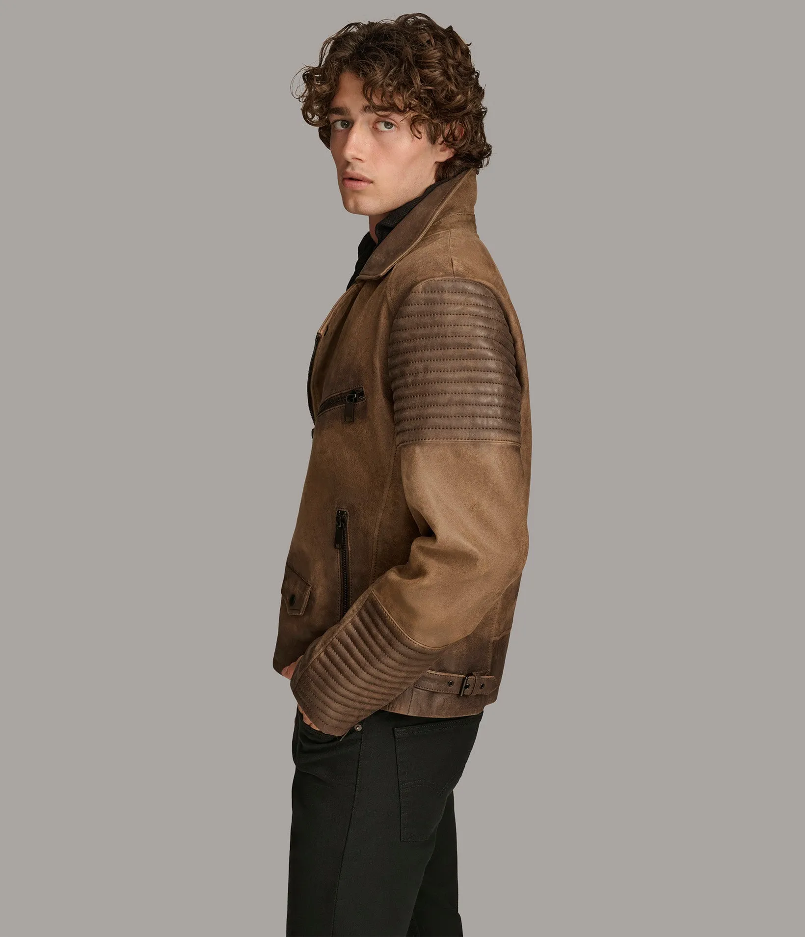 Dom Padded Moto Jacket