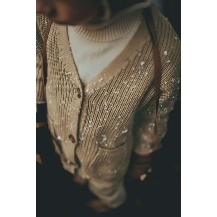 Donsje Amsterdam Stone Beige Macky Cardigan