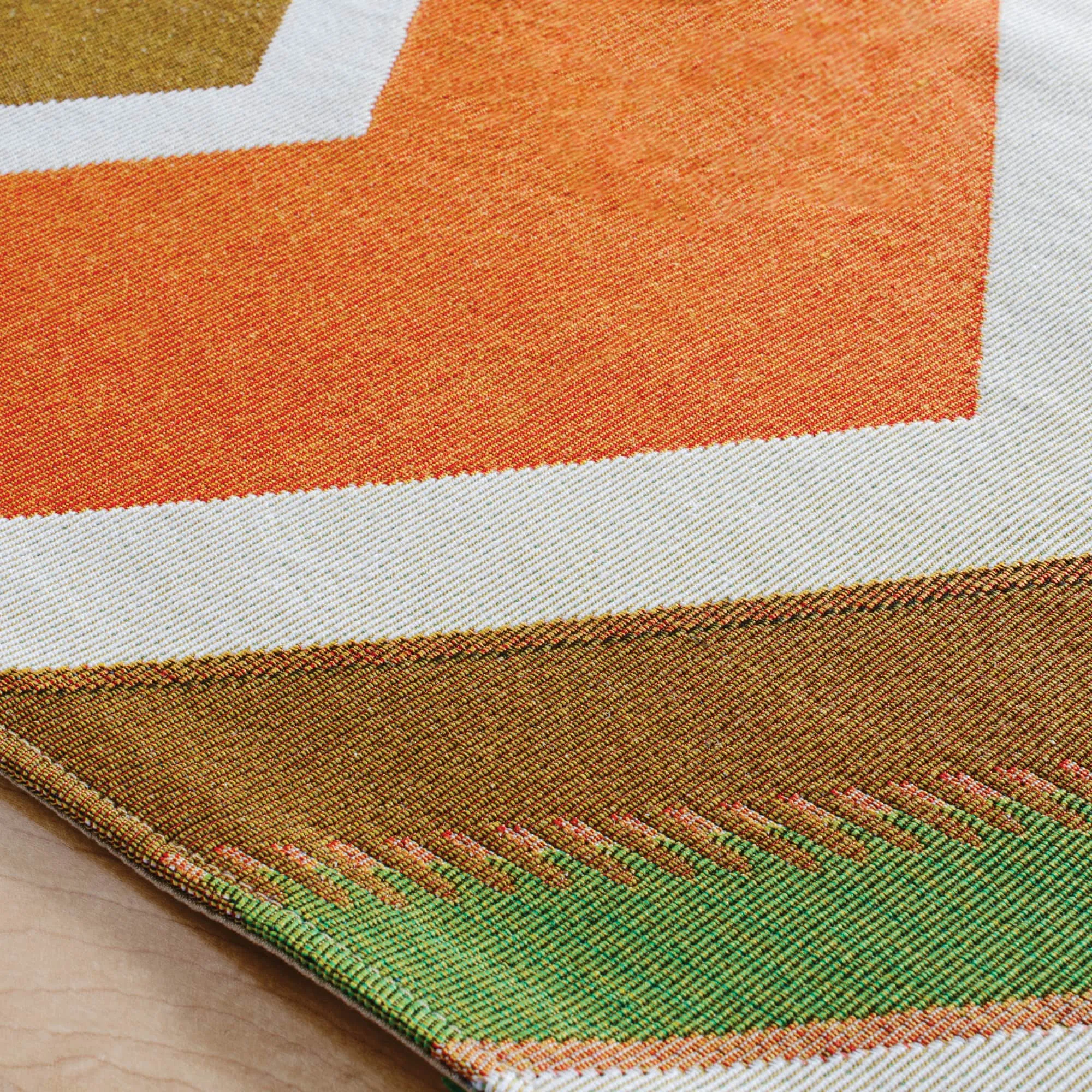 Earth-Toned Decorative Runner - 64" x 13"