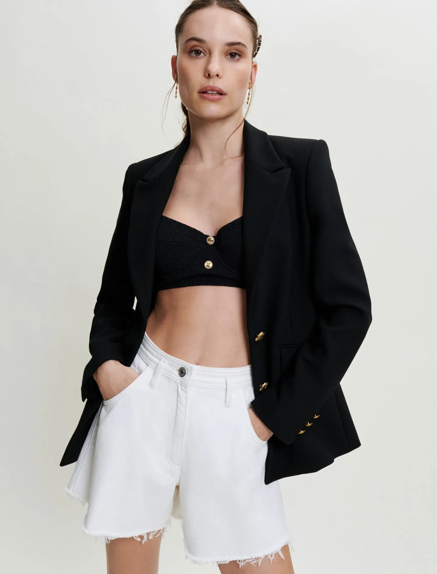 FITTED SUIT JACKET