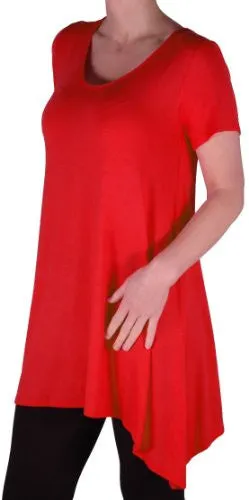 Geneva Short Sleeve Plus Size Tops