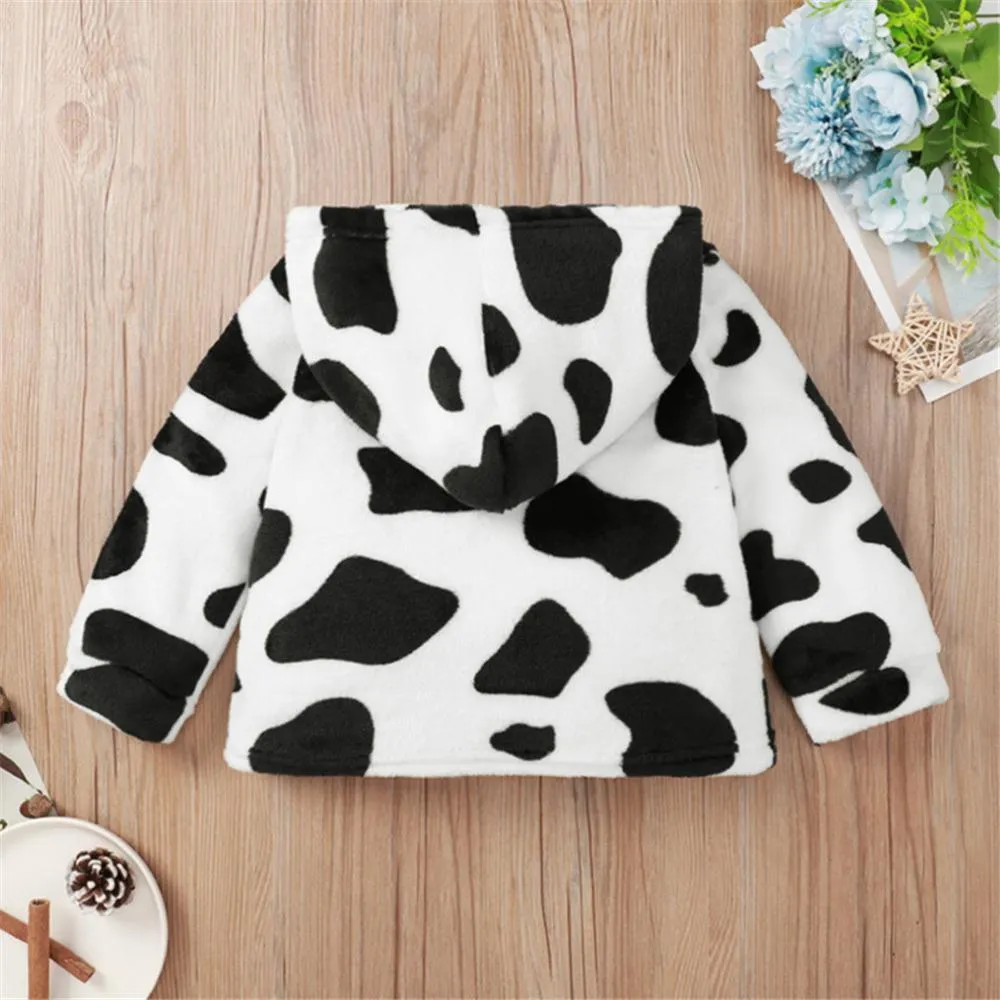 Girls Hooded Printed Long Sleeve Tops Wholesale Clothing For Children