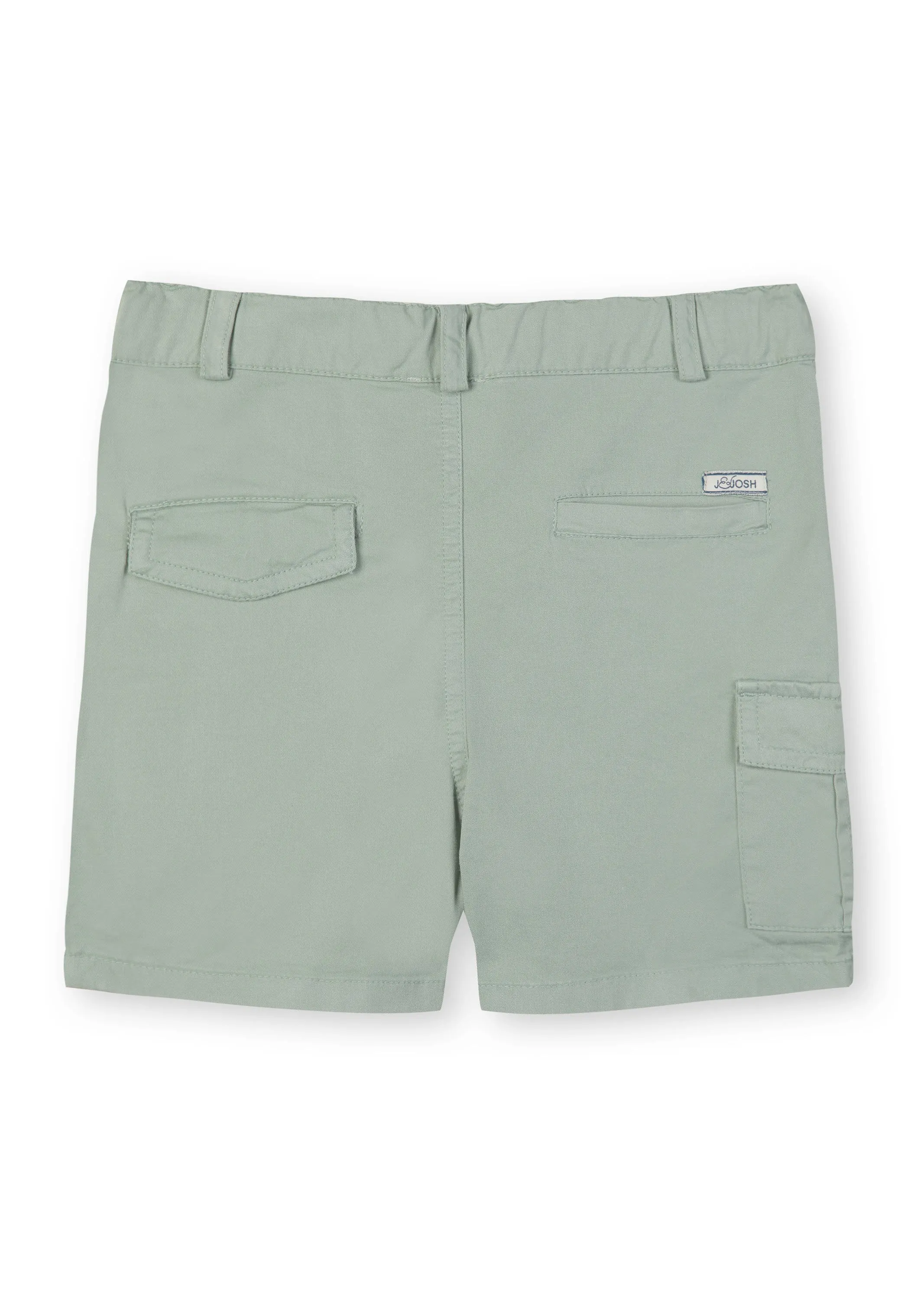 Grey Green Cargo Shorts