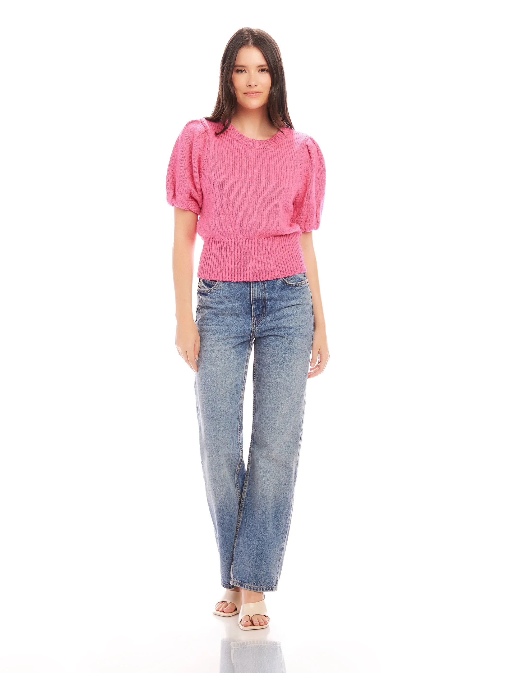 Harvey Pleated Sleeve Sweater