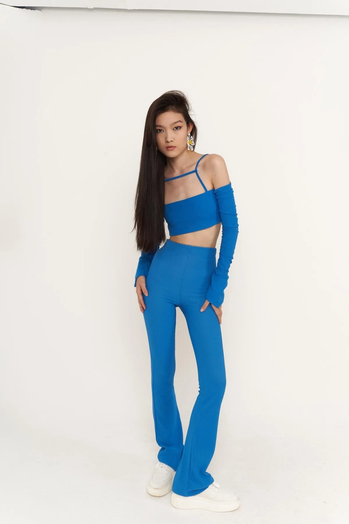 HLLY Women Molly Pants Blue - Huixquilucan