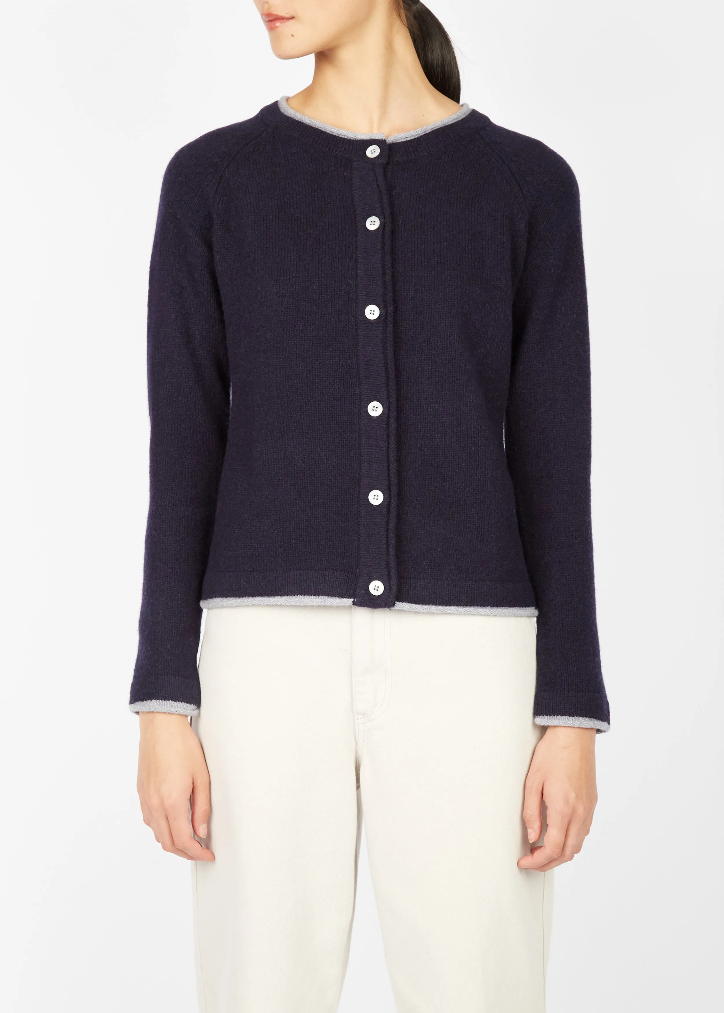 IrelandsEye Women's Killiney Cardigan | Navy