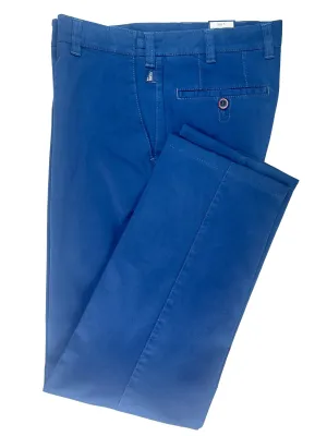 LEEDS TRAVELLER DARK BLUE COTTON TROUSERS