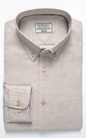 LINEN LIMITED EDITION SHIRT LIGHT KHAKI