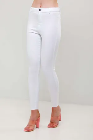Lisbon White Super Soft Skinny Jean