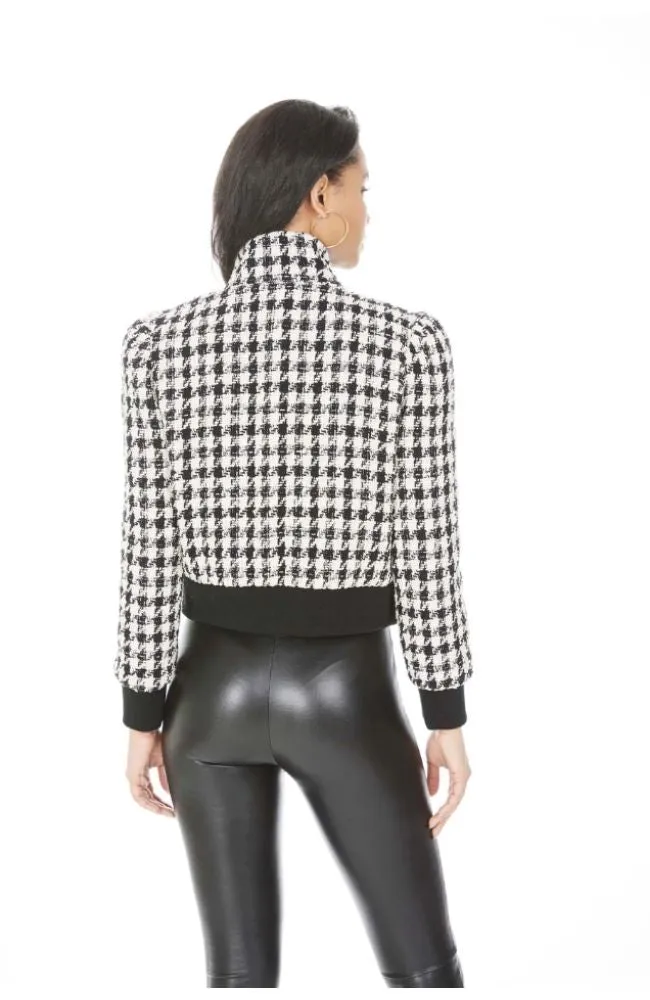 Logan Houndstooth Bomber