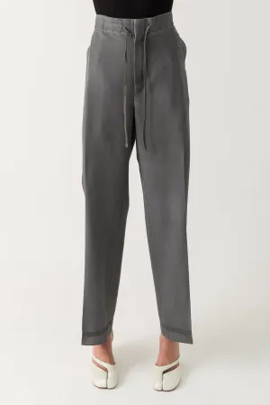 Maison Margiela Drawstring Straight Trousers in Grey SS25