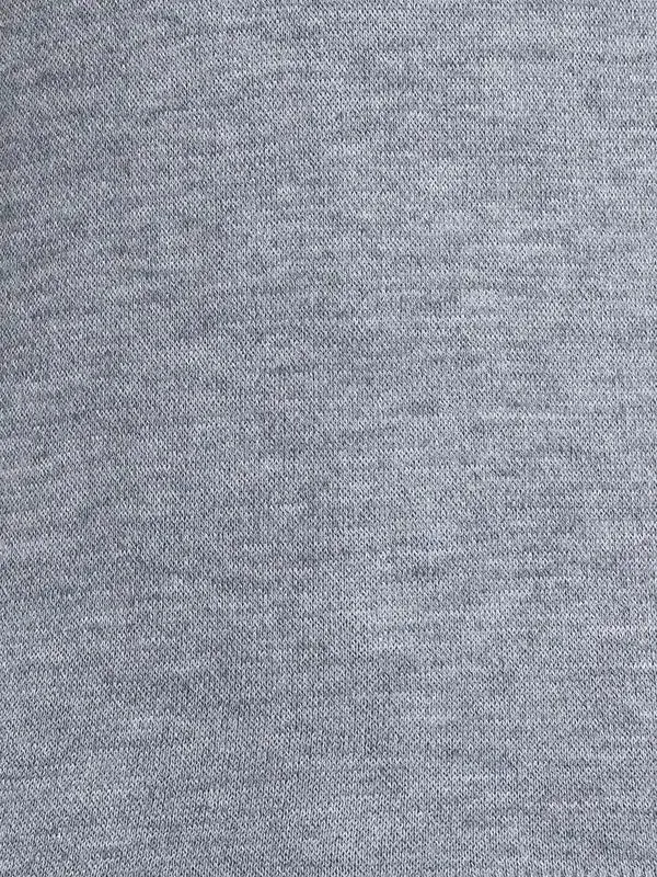 Men Grey Tailored Fit Jacquard Acrylic Merino Blend Full Sleeve V Neck Collar Sweaters