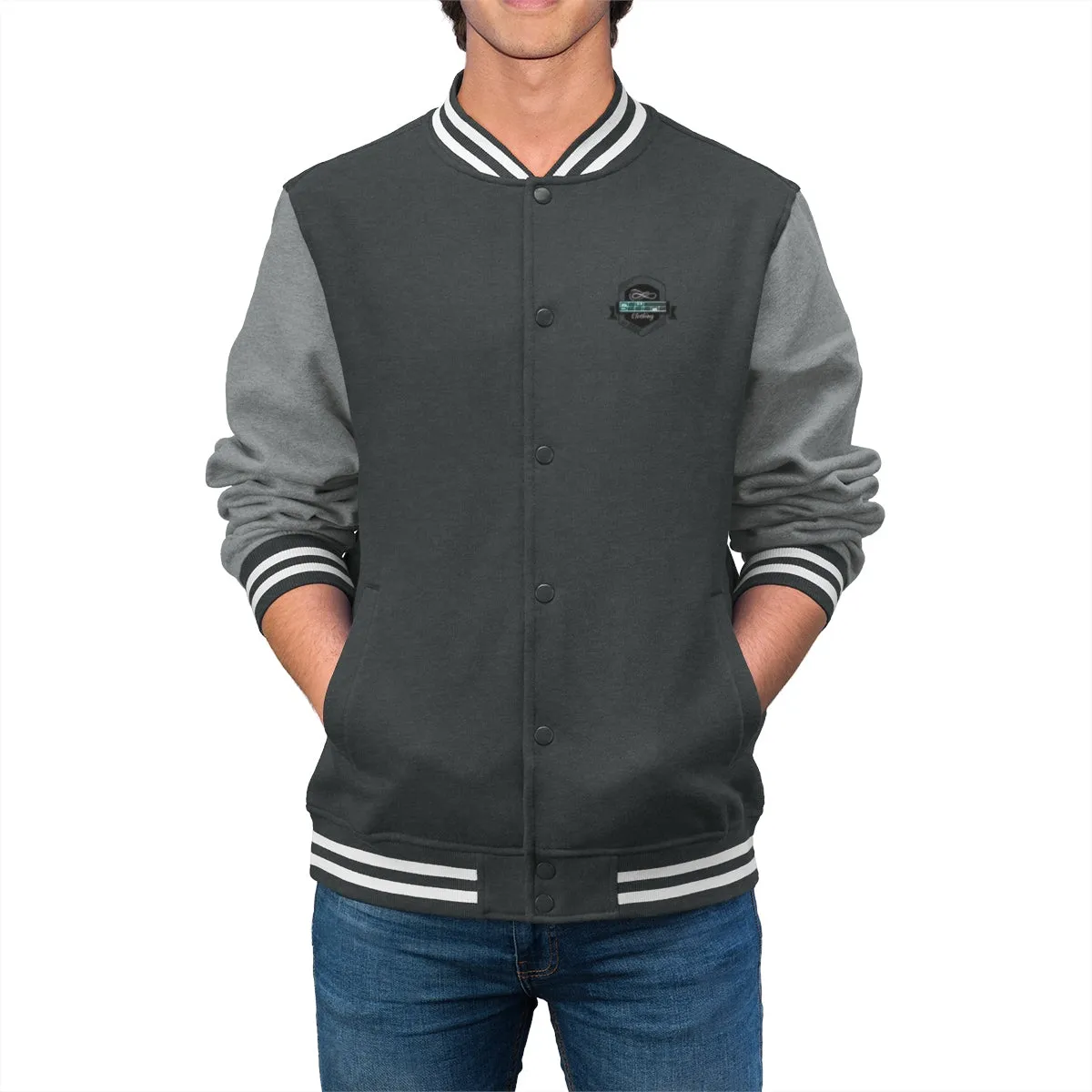 Men's Varsity Jacket (ND) College Print Logo