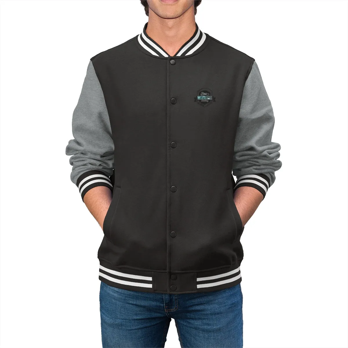 Men's Varsity Jacket (ND) College Print Logo