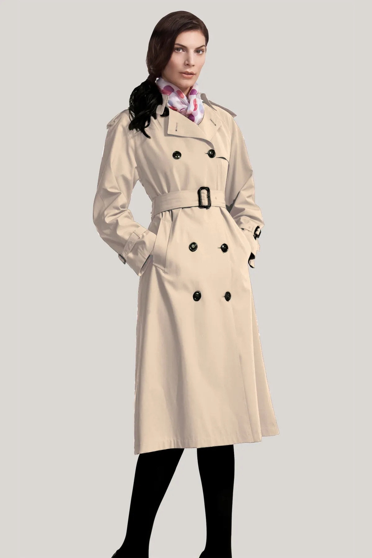 MONICA Classic Water Repellent Trench Coat