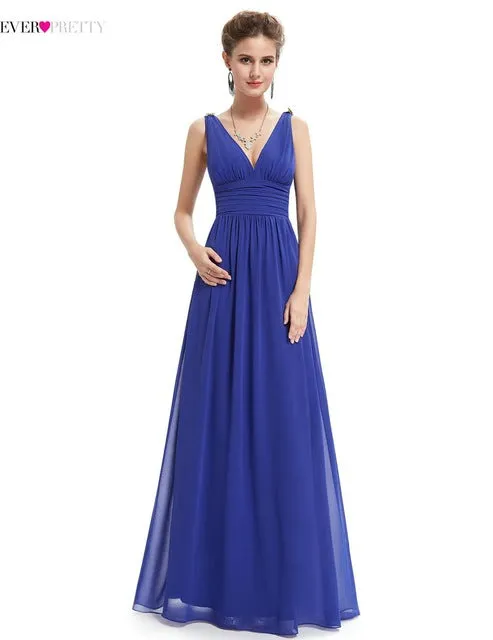 New Arrival V Neck Elegant Evening Dresses