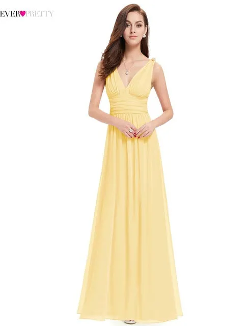 New Arrival V Neck Elegant Evening Dresses