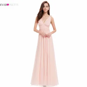 New Arrival V Neck Elegant Evening Dresses