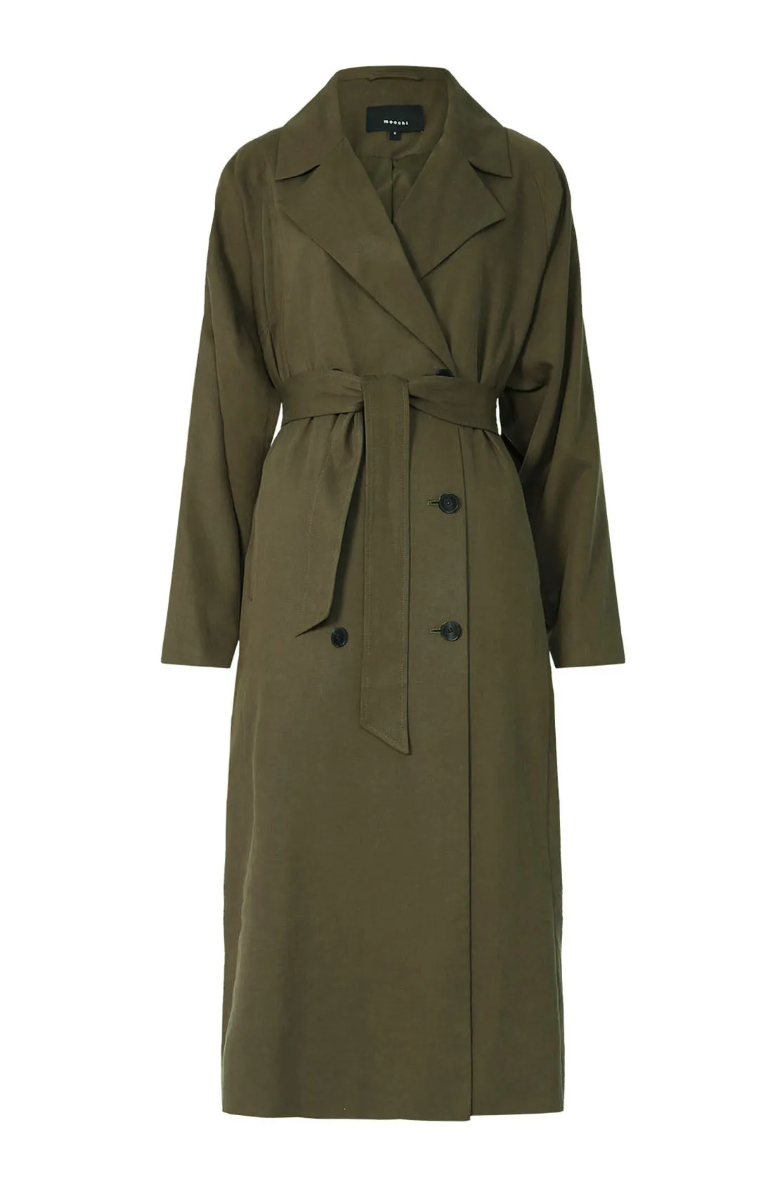 onward trench coat / khaki green