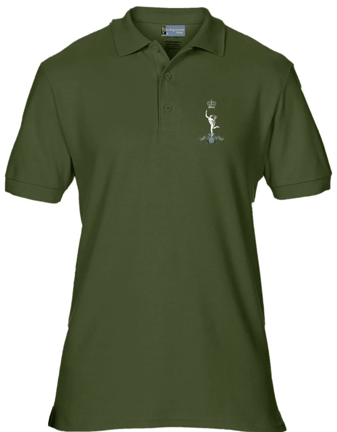 Royal corps of Signal Polo Shirt - M - Olive