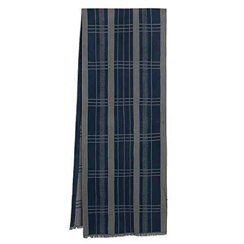 Scarf Warm and Soft Winter Scarf Scarf Knitted Plaid Winter Long Scarves Light Blue One Size