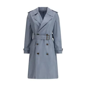 Silk long Trench Coat