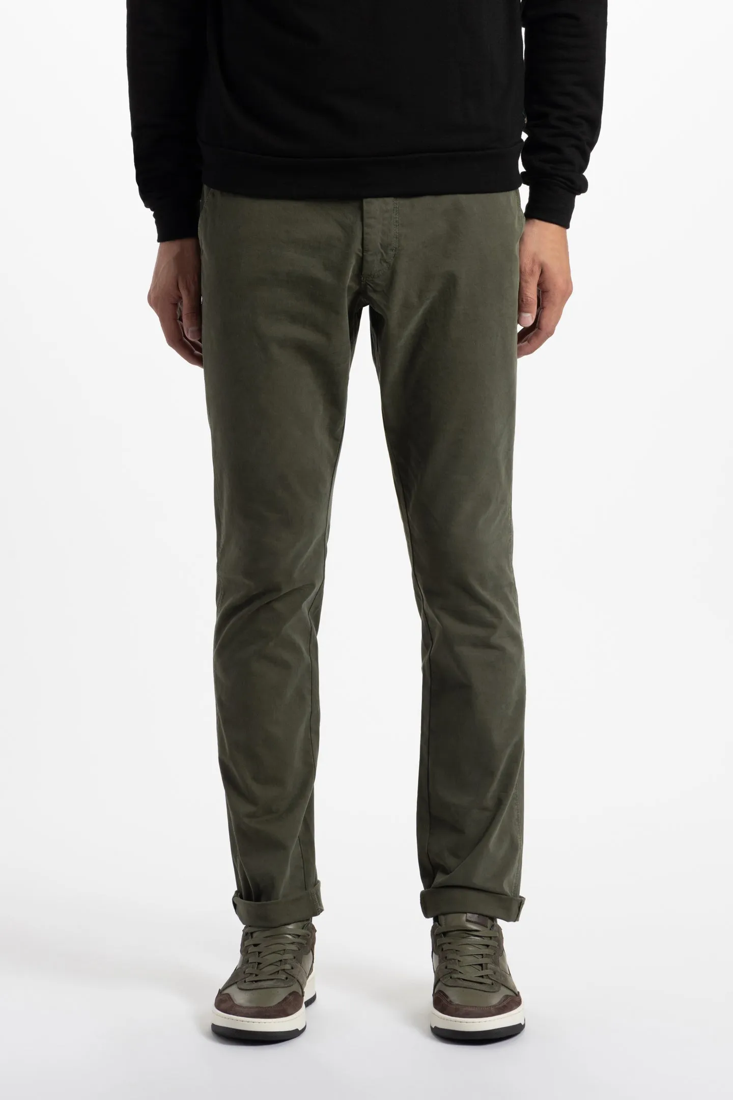 Soft Cloth Chino in Stretch Twill - Deep Depths