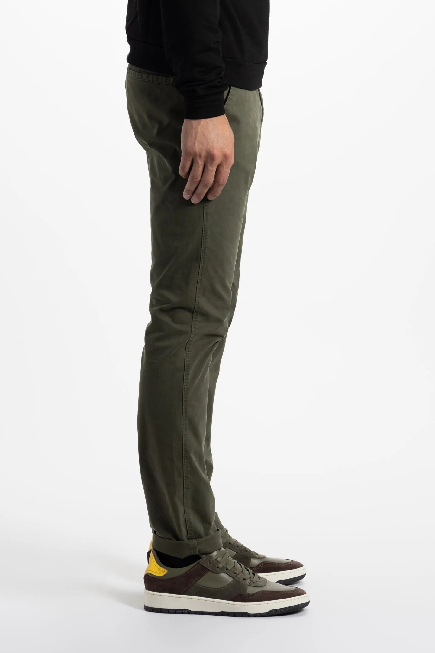 Soft Cloth Chino in Stretch Twill - Deep Depths