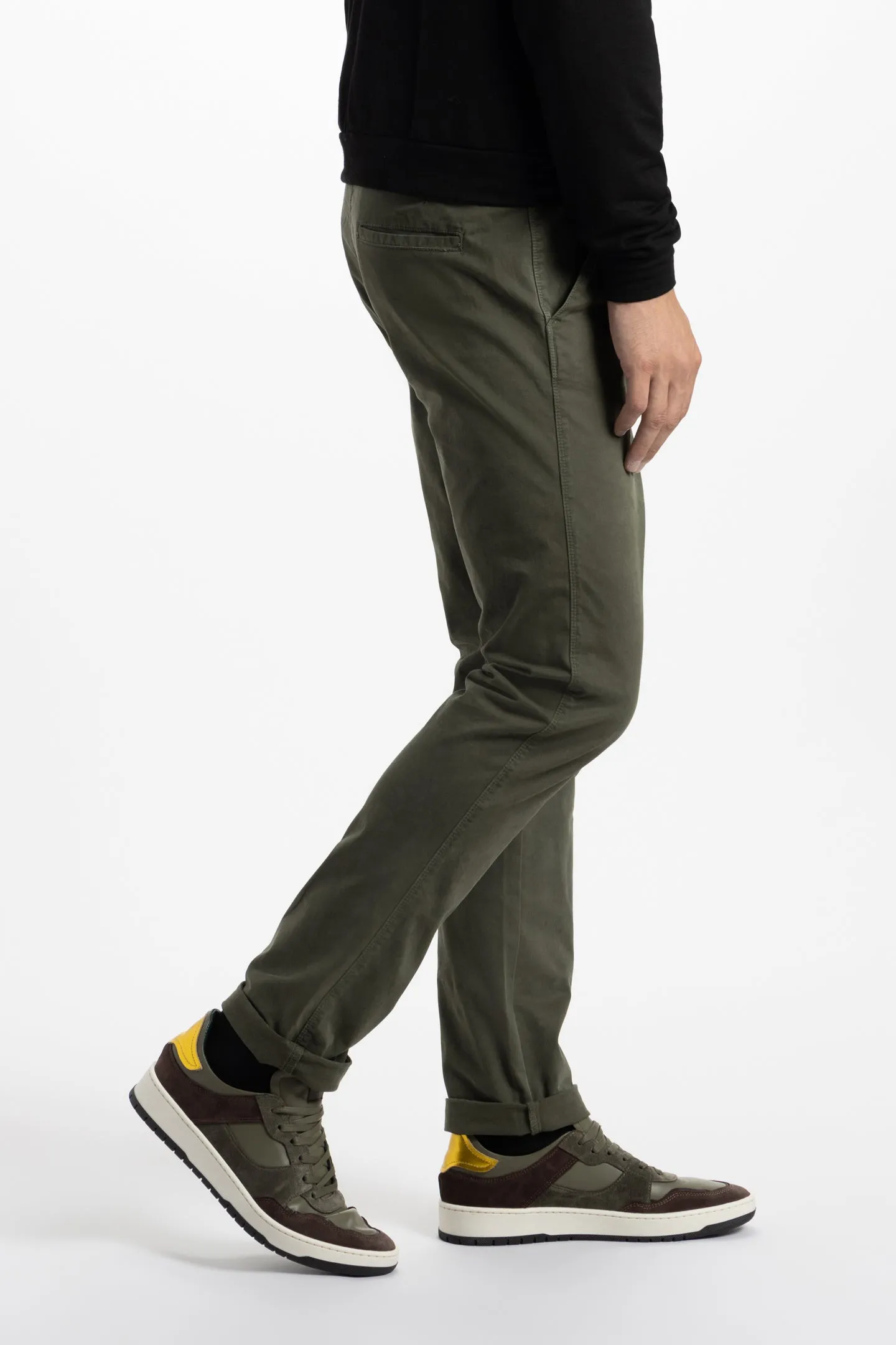 Soft Cloth Chino in Stretch Twill - Deep Depths